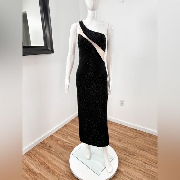 Alice + Olivia Mercedes One-Shoulder Dress size 2 - Picture 6 of 13